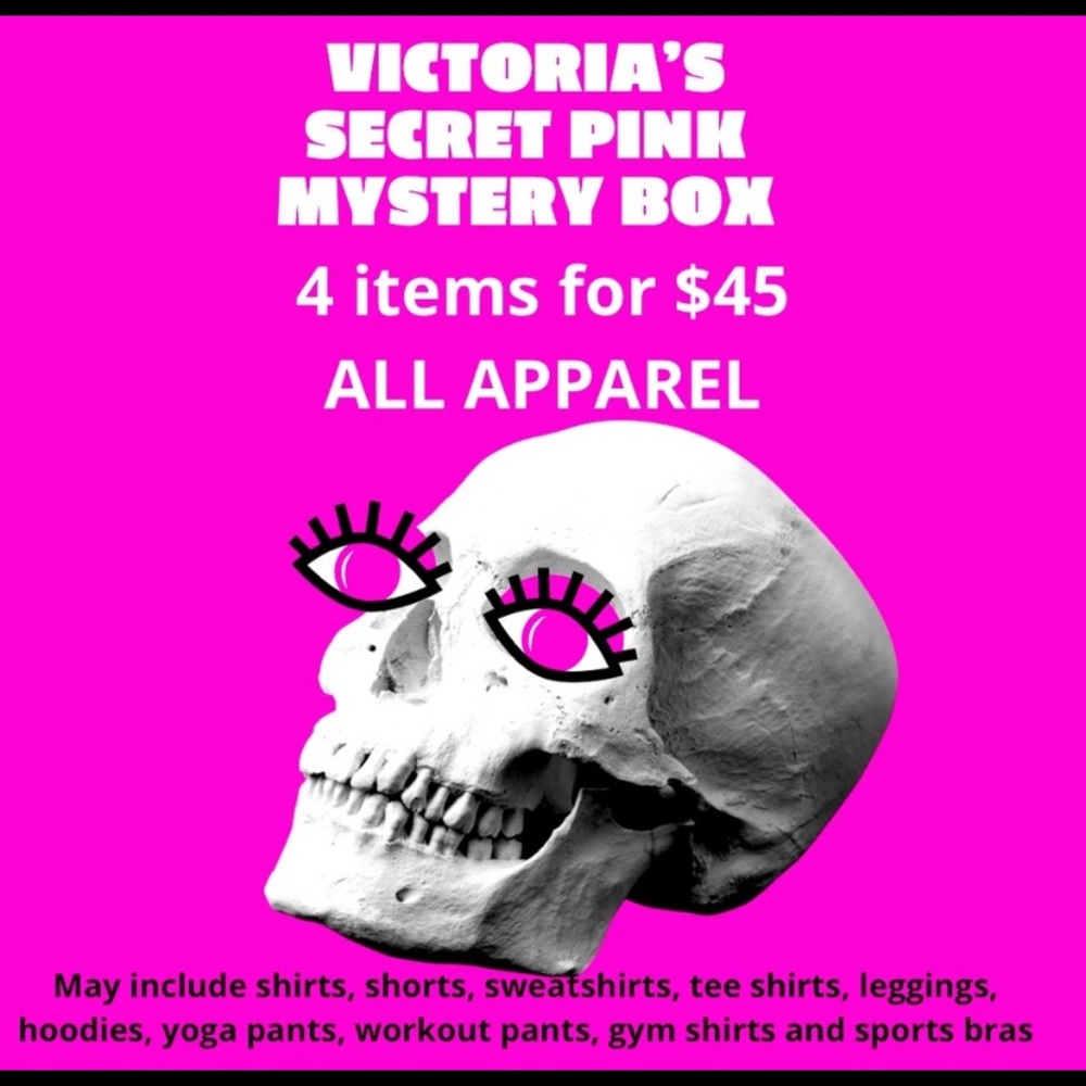 PINK Victoria's Secret Mystery Box!! 4 for$45!!